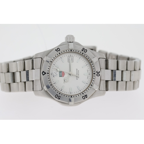 80 - LADIES TAG HEUER 2000 QUARTZ WATCH REFERENCE WK1312-0, Professional 200m. Approx 29mm stainless stee... 