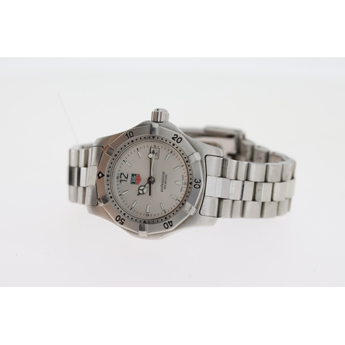 80 - LADIES TAG HEUER 2000 QUARTZ WATCH REFERENCE WK1312-0, Professional 200m. Approx 29mm stainless stee... 