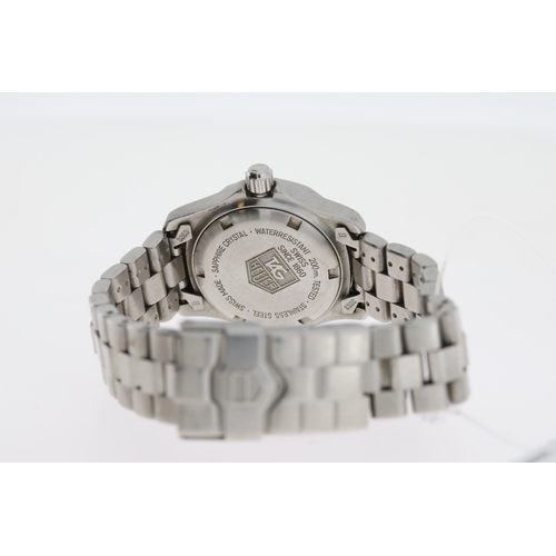 80 - LADIES TAG HEUER 2000 QUARTZ WATCH REFERENCE WK1312-0, Professional 200m. Approx 29mm stainless stee... 