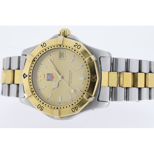 86 - TAG HEUER 2000 QUARTZ WATCH W/PAPERS 2002 REFERENCE WK1121-2, Professional 200m. Approx 37mm stainle... 