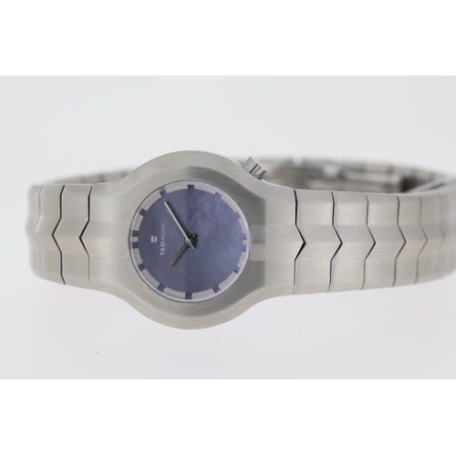 87 - LADIES TAG HEUER ALTER EGO QUARTZ MOP WATCH REFERENCE WP1410, Approx 25mm stainless steel case with ... 