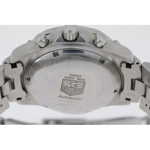 98 - TAG HEUER 2000 CHRONOGRAPH AUTOMATIC WATCH, REFERENCE CN2111, Approx 39mm stainless steel case with ... 