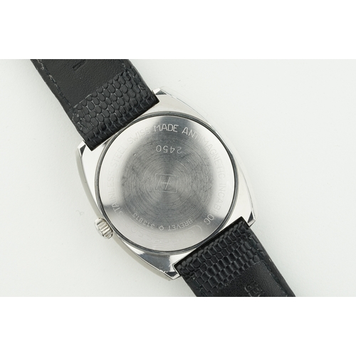 172 - HENO DIVERS DATE WATCH W/ GUARANTEE PAPERS ref. 003-NO24 CIRCA 1969, circular grey dial with hour ma... 