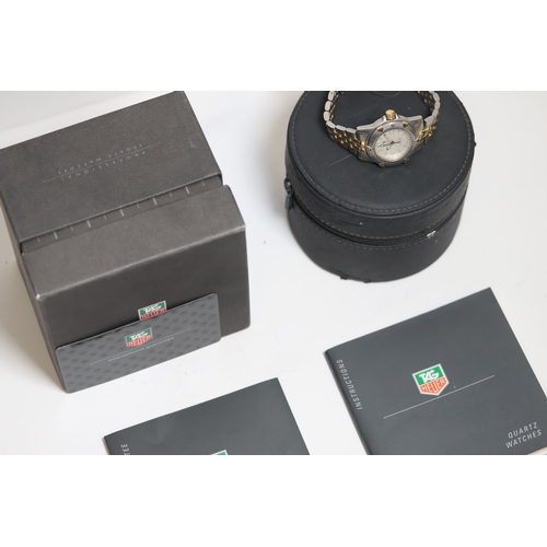 28 - TAG HEUER 4000 PROFESSIONAL 200M QUARTZ WATCH REFERENCE WF1220-KO W/BOX, Approx 34mm stainless steel... 