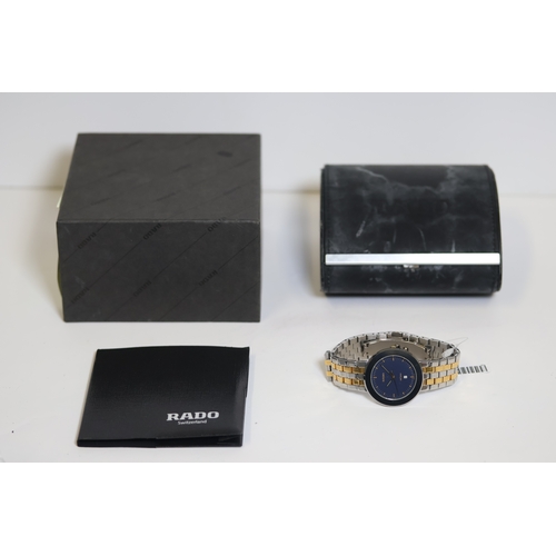 30 - RADO DIASTAR QUARTZ WATCH REFERENCE 152.0343.3 W/BOX AND PAPERS 1999, Approx 35.5mm stainless steel ... 