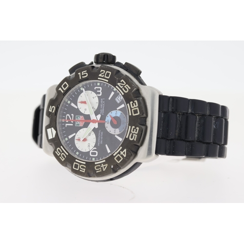 216 - TAG HEUER FORMULA 1 CHRONOGRAPH QUARTZ WATCH REFERENCE CAC1110, Approx 40mm stainless steel case wit... 