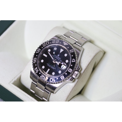 18 - Brand: Rolex
 Model Name: GMT Master II 
 Reference: 116710LN
 Movement: Automatic
 Box: Yes
 Papers... 