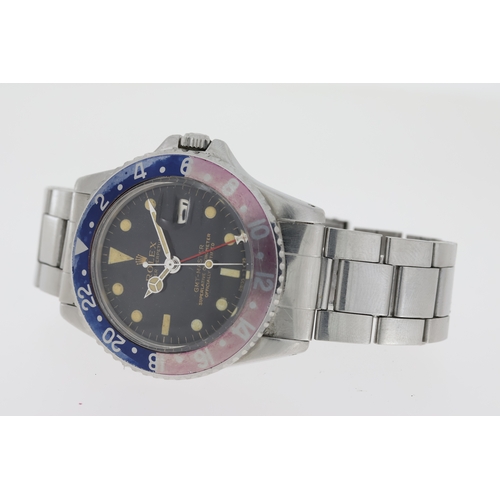 22 - Brand: Rolex 
 Model Name: GMT Master
 Reference: 1675
 Year: Circa 1966
 Dial shape: Circular
 Dial... 