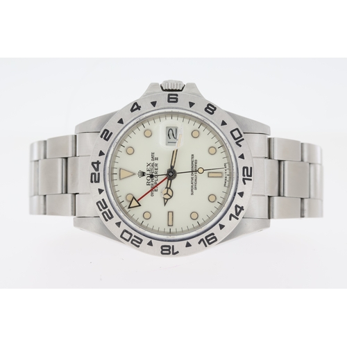 23 - Brand: Rolex 
 Model Name: Explorer II Cream Dial
 Reference: 16550
 Complication: GMT
 Year: Circa ... 