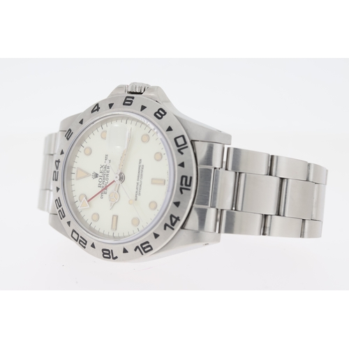 23 - Brand: Rolex 
 Model Name: Explorer II Cream Dial
 Reference: 16550
 Complication: GMT
 Year: Circa ... 