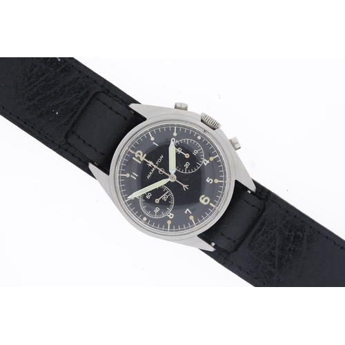 5 - Brand: Vintage Hamilton
 Model Name: RAF Chronograph Fab Four
 Movement: Manual
 Year: Circa 1972
 D... 