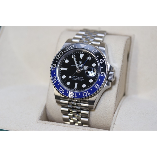 26 - Brand: Rolex
 Model Name: GMT Master II
 Reference: 126710BLNR
 Complication: GMT, Date
 Movement: A... 