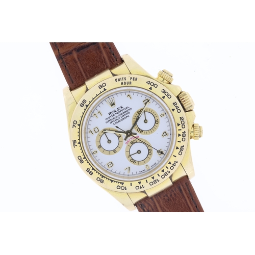 45 - Brand: Rolex
 Model Name: Daytona
 Reference: 116518
 Movement: Automatic
 Year: 2002
 Dial colour: ... 