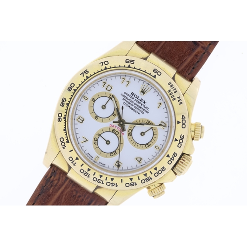 45 - Brand: Rolex
 Model Name: Daytona
 Reference: 116518
 Movement: Automatic
 Year: 2002
 Dial colour: ... 