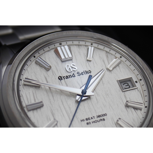 41 - Brand: Grand Seiko
 Model Name: White Birch
 Reference: SLGH005
 Complication: Date
 Movement: Hi-Be... 