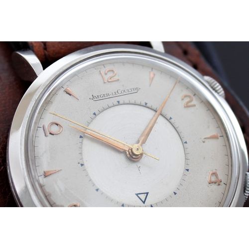 43 - Brand: Vintage Jaeger Le Coultre
 Model Name: Memovox
 Complication: Alarm
 Movement: Manual Wind
 Y... 