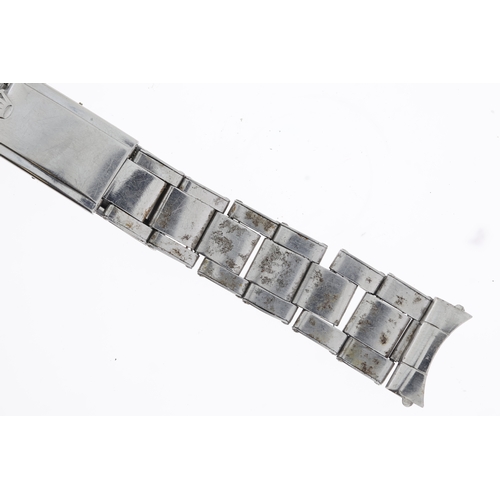 151 - *To Be Sold Without Reserve*1963 Rolex rivet bracelet reference 6636 with 58 end links, 20mm Engrave... 