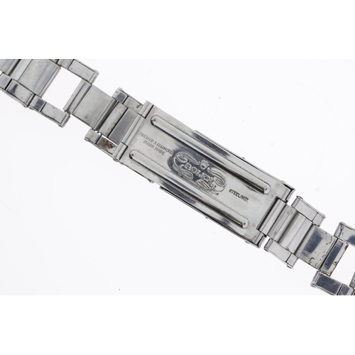 151 - *To Be Sold Without Reserve*1963 Rolex rivet bracelet reference 6636 with 58 end links, 20mm Engrave... 