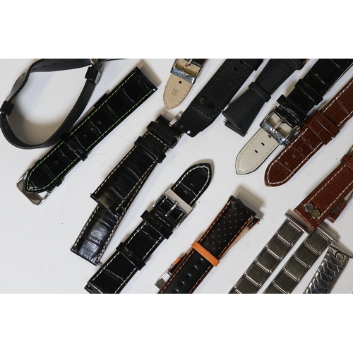 190 - *To Be Sold Without Reserve* A job lot of various straps and bracelets.