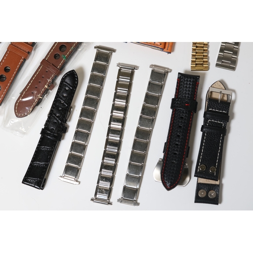 192 - *To Be Sold Without Reserve* A job lot of various straps and bracelets.