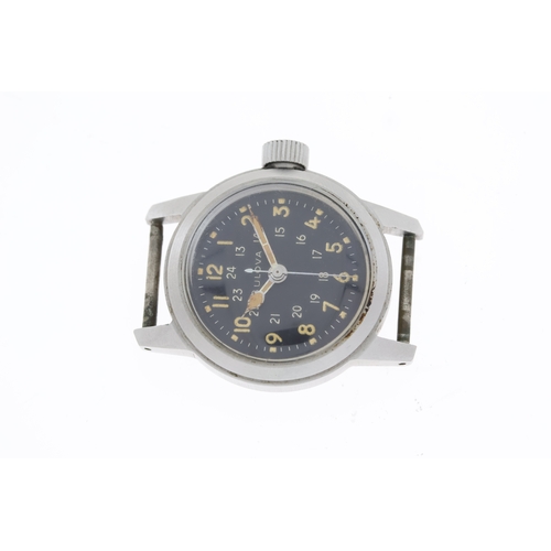 107 - Brand: Bulova
 Reference: 3818A
 Movement: Manual Wind (Hacking)
 Dial shape: Circular
 Dial colour:... 