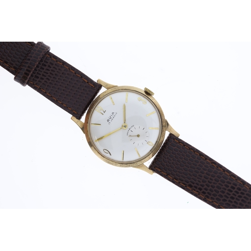 20 - Brand: Avia
 Movement: Manual Wind
 Dial shape: Circular
 Dial colour: Silver
 Dial features: Gold h... 