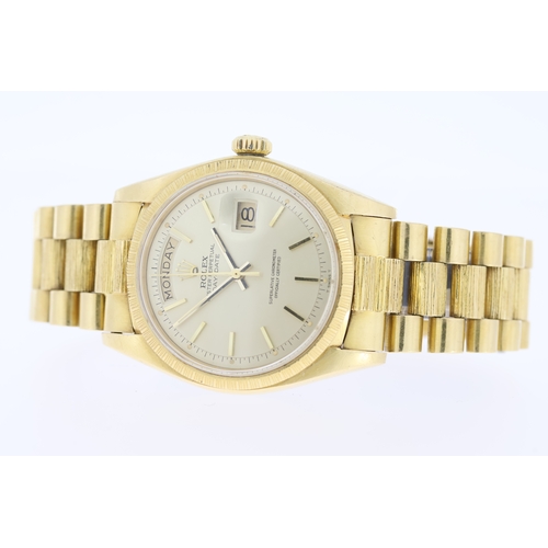 31 - Brand: Rolex
 Model Name: Day Date
 Reference: 1807
 Movement: Automatic
 Year: Circa 1973
 Dial sha... 