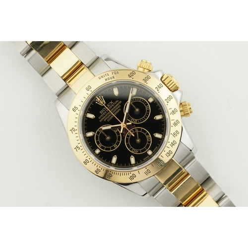 ROLEX OYSTER PERPETUAL COSMOGRAPH DAYTONA STEEL & GOLD REF. 116523 ...