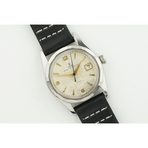 82 - TUDOR PRINCE OYSTERDATE 34 HONEYCOMB ROULETTE DATE REF. 7914 CIRCA 1950S, circular honeycomb dial wi... 