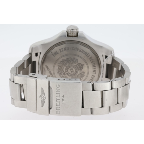 10 - Brand: Breitling
 Model Name: Avenger II Seawolf Cheshire Police Regiment
 Reference: A173312
 Compl... 