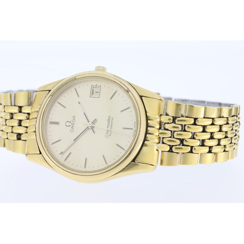 100 - Brand: Omega 
 Model Name: Seamaster
 Movement: Automatic
 Dial shape: Circular
 Dial colour: Champa... 