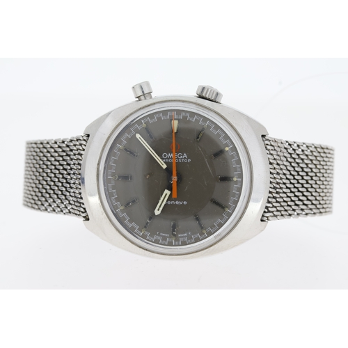 117 - Brand: Omega
 Model Name: Chronostop 'Driver'
 Complication: Monopusher Chronograph
 Year: Circa 196... 