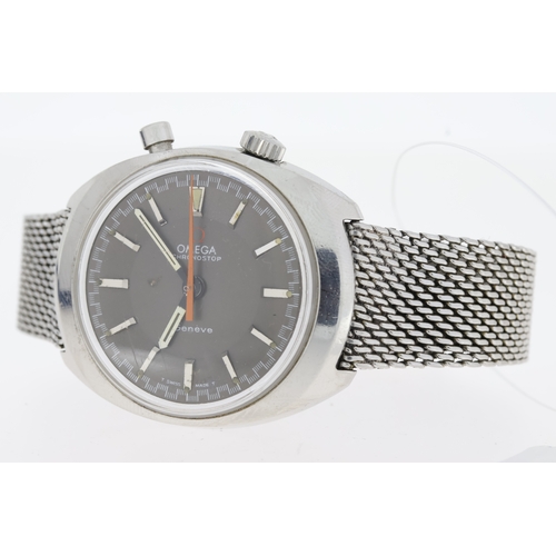 117 - Brand: Omega
 Model Name: Chronostop 'Driver'
 Complication: Monopusher Chronograph
 Year: Circa 196... 