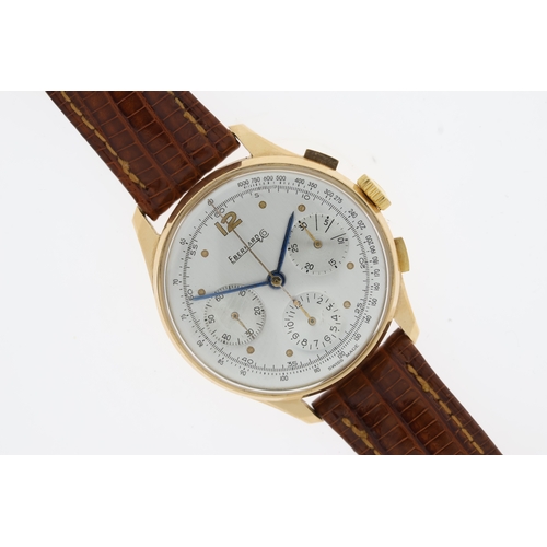 118 - Brand: 18ct Eberhard
 Complication: Chronograph
 Movement: Manual Wind
 Dial shape: Circular
 Dial c... 