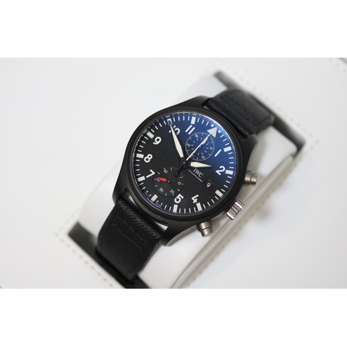 120 - Brand:Â IWC
 Model Name:Â Pilots Chronograph Top Gun Edition
 Reference:Â IW389001
 Movement:Â Autom... 