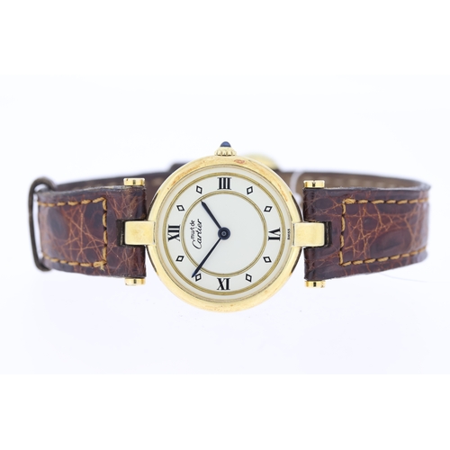 121 - Brand: CARTIERModel Name: MUST DE CARTIER Movement: QUARTZBox: YesPapers: BookletsDial colour: Cream... 