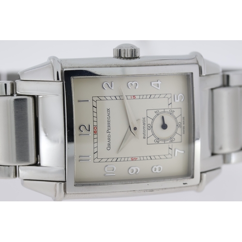 127 - Brand: Girard Perregaux
 Model Name: Vintage 1945 
 Reference: 2594
 Movement: Automatic
 Box: Yes
 ... 