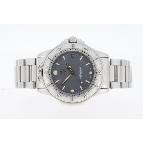 133 - Brand: TAG Heuer
 Model Name: Professional
 Reference: 999.206A
 Movement: Quartz
 Dial colour: Grey... 