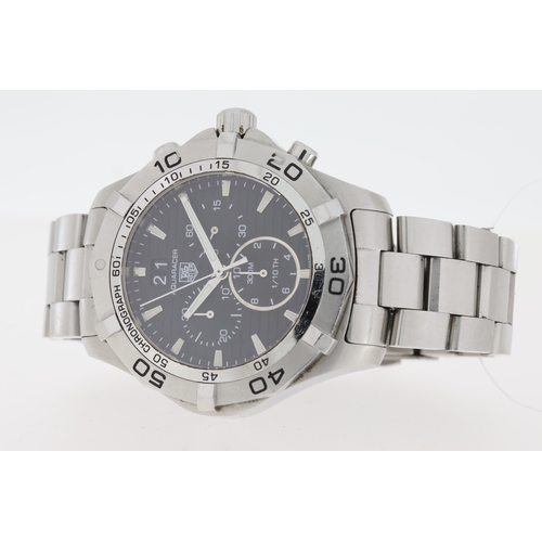 136 - Brand: TAG HEUER
 Model Name: AQUARACER
 Reference: CAF101E
 Complication: Split Second Chronograph
... 