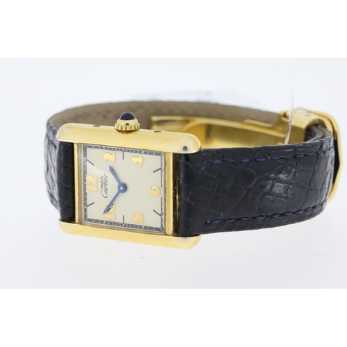 15 - Brand: Cartier
 Model Name: Must De Cartier Tank
 Reference: 1613
 Movement: Quartz
 Box: Yes
 Dial ... 