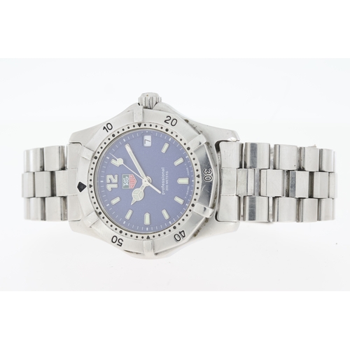 150 - Brand: TAG HEUER
 Model Name: PROFESSIONAL
 Reference: WK1213
 Movement: Quartz
 Dial colour: Blue
 ... 