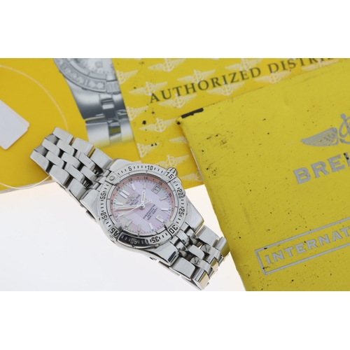 154 - Brand: BREITLING
 Model Name: STARLINER
 Reference: A71340
 Movement: Automatic
 Papers: Booklet and... 