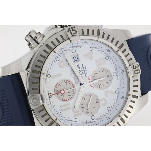 156 - Brand: BREITLING
 Model Name: SUPER AVENGER
 Reference: A13370
 Complication: CHRONOGRAPH
 Movement:... 