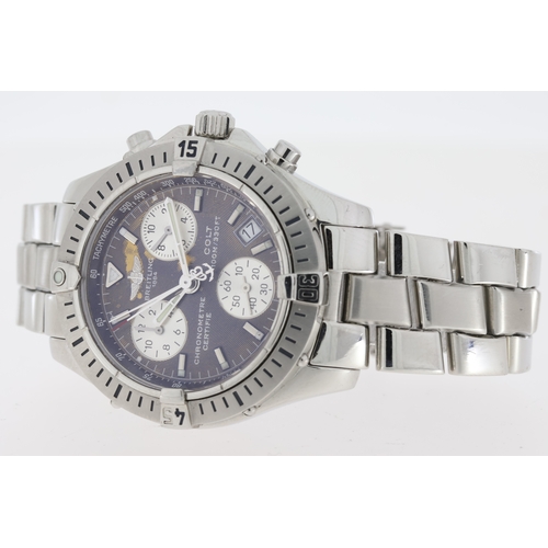 158 - Brand: BREITLING
 Model Name: COLT CHRONOMETER
 Reference: A73350
 Complication: CHRONOGRAPH
 Moveme... 