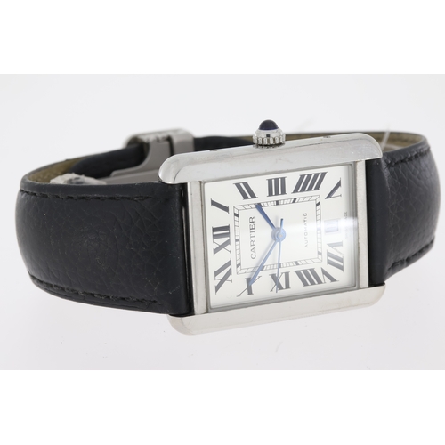 17 - Brand: CARTIER
 Model Name: TANK SOLO XL
 Reference: WSTA0029 / 3800
 Movement: Automatic
 Box: YES
... 