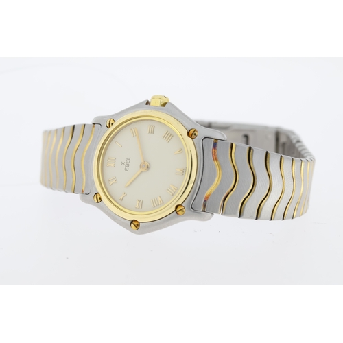 170 - Brand: Ebel
 Model Name: Sport
 Reference: 18103116
 Movement: Quartz
 Dial colour: Cream
 Dial feat... 