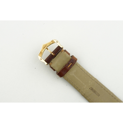 187 - CARTIER TANK LOUIS 18CT GOLD REF. 2441 W1529756, rectangular dial with hour markers and hands, 25x33... 