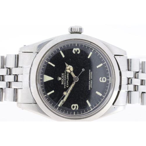 25 - Brand: ROLEX
 Model Name: EXPLORER
 Reference: 1016
 Movement: Automatic
 Year: CIRCA 1960
 Dial col... 