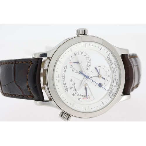 27 - Brand: Jaeger Le Coultre 
 Model Name: Master Control Geographic
 Reference: 142.8.92
 Complication:... 