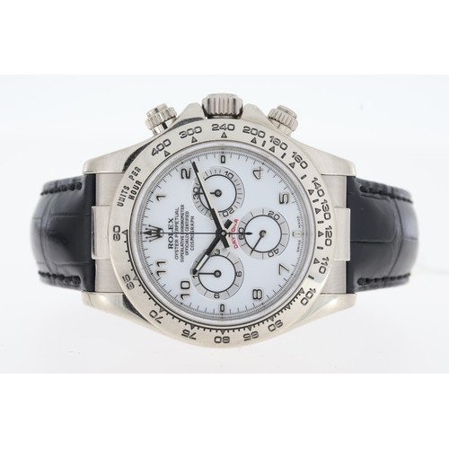 35 - Brand: ROLEX 
 Model Name: DAYTONA 18CT WHITE GOLD
 Reference: 116519
 Movement: Automatic
 Box: Yes... 